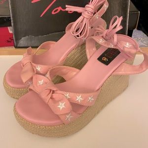 Torrid Platform Wedges Pink